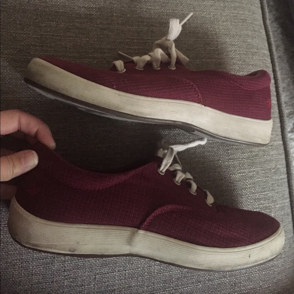 Grasshoppers Burgundy tennis shoe sneakers - Picture 6 of 7